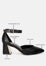 Myla Faux Leather Metallic Sling Heeled Sandals from London Rag International