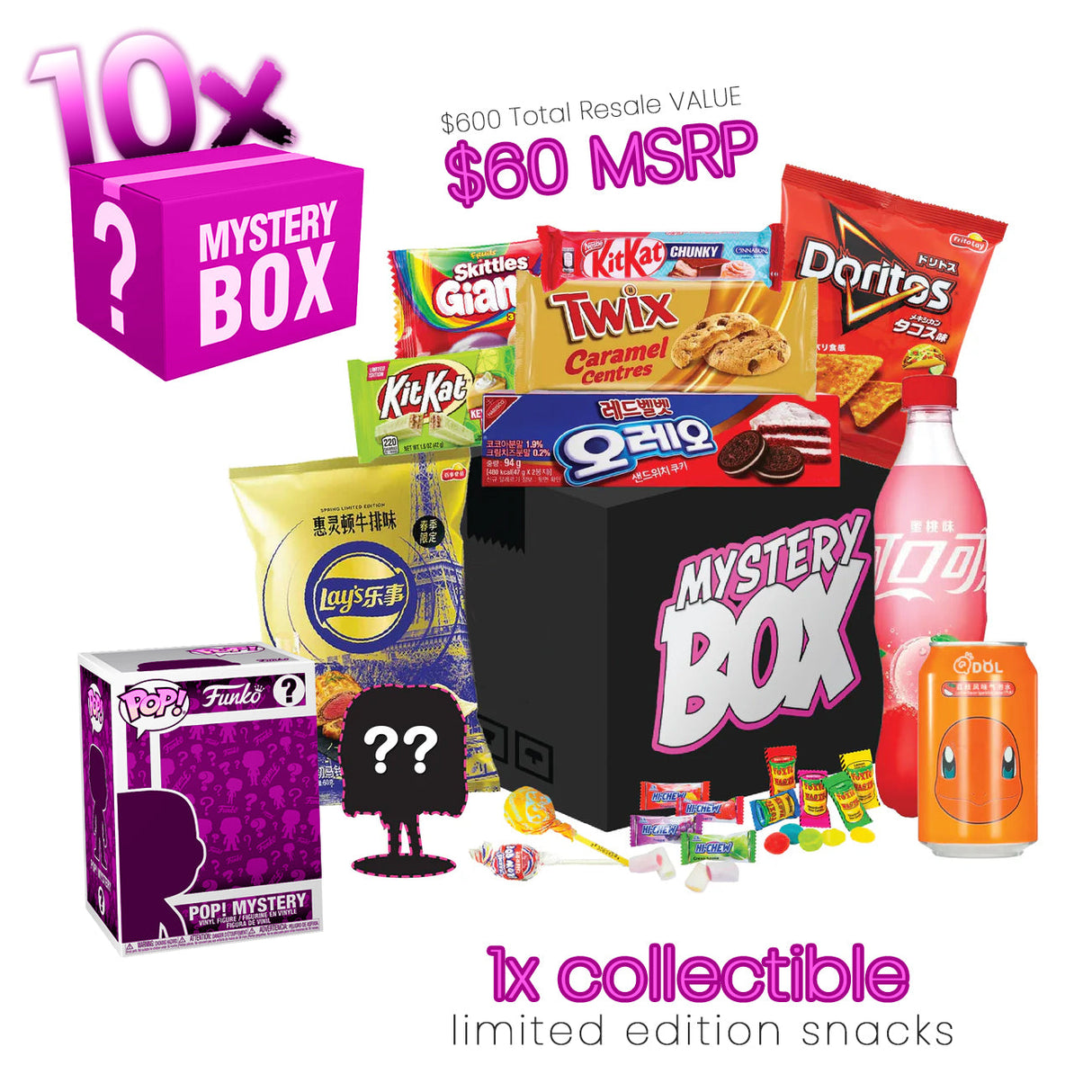 Ultimate Mystery Box Bundle 2.0 | Surprise Pack ($60 MSRP per Box) | Wholesale Mystery Boxes for Retailers from PETEZ POP WHOLESALE