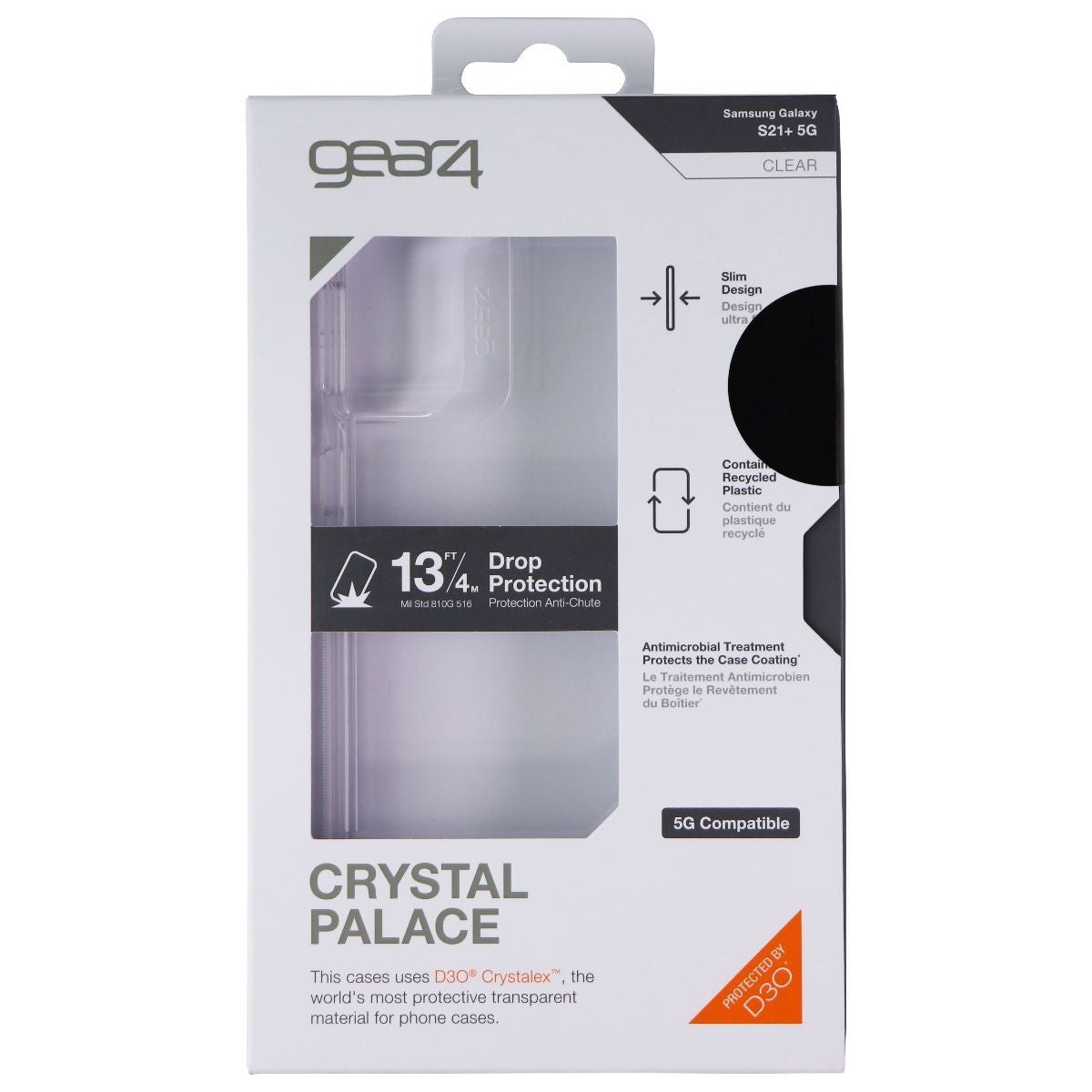 ZAGG Crystal Palace Hard Case for Samsung Galaxy (S21+) 5G - Clear from Simple Cell Shop