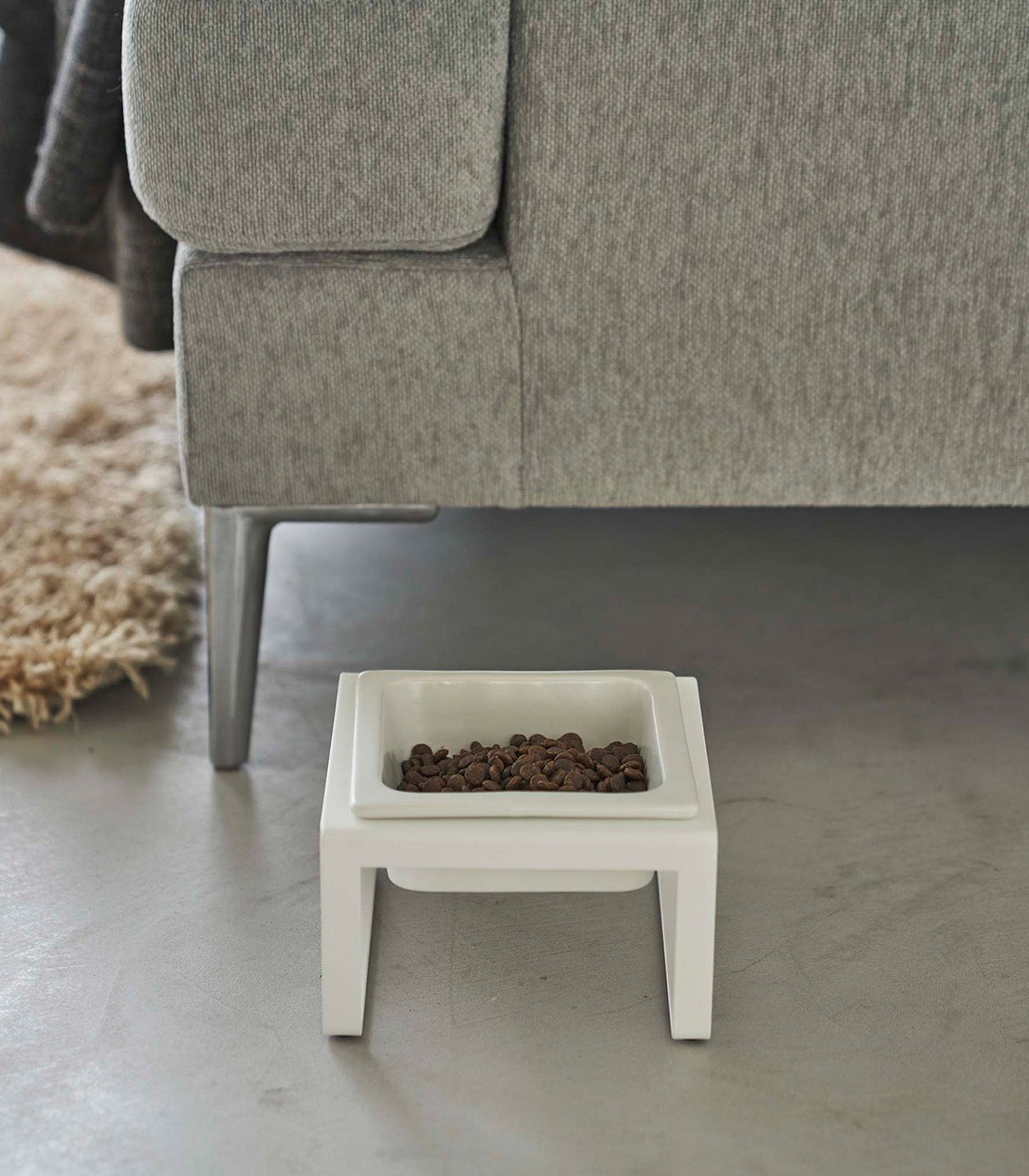 Single Pet Food Bowl - Two Styles - Steel + Ceramic from Yamazaki Home