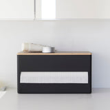 Paper Towel Dispenser - Steel + Wood from Yamazaki Home
