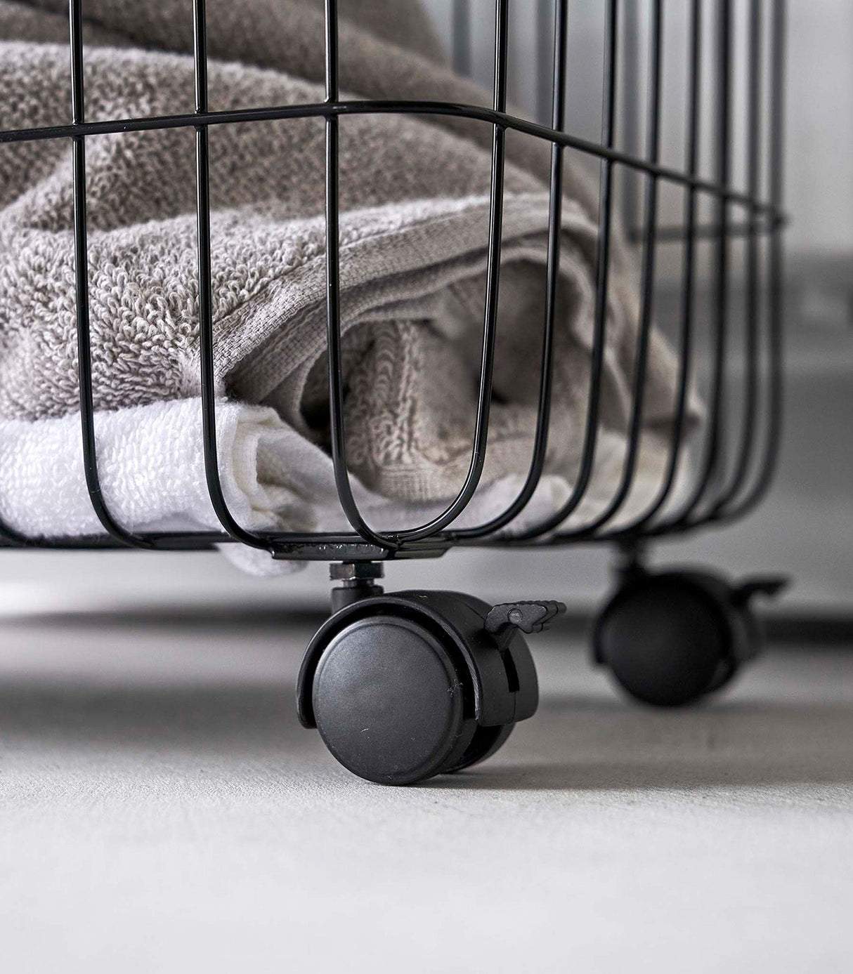 Rolling Wire Basket (14.8" H)  - Steel from Yamazaki Home