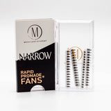 Narrow 14D Rapid Promade Fans® - Single - 500 Fans from Mega Lash Academy