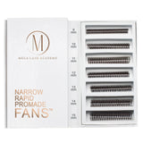 Narrow 5D Rapid Promade Fans® - 1050 Fans from Mega Lash Academy