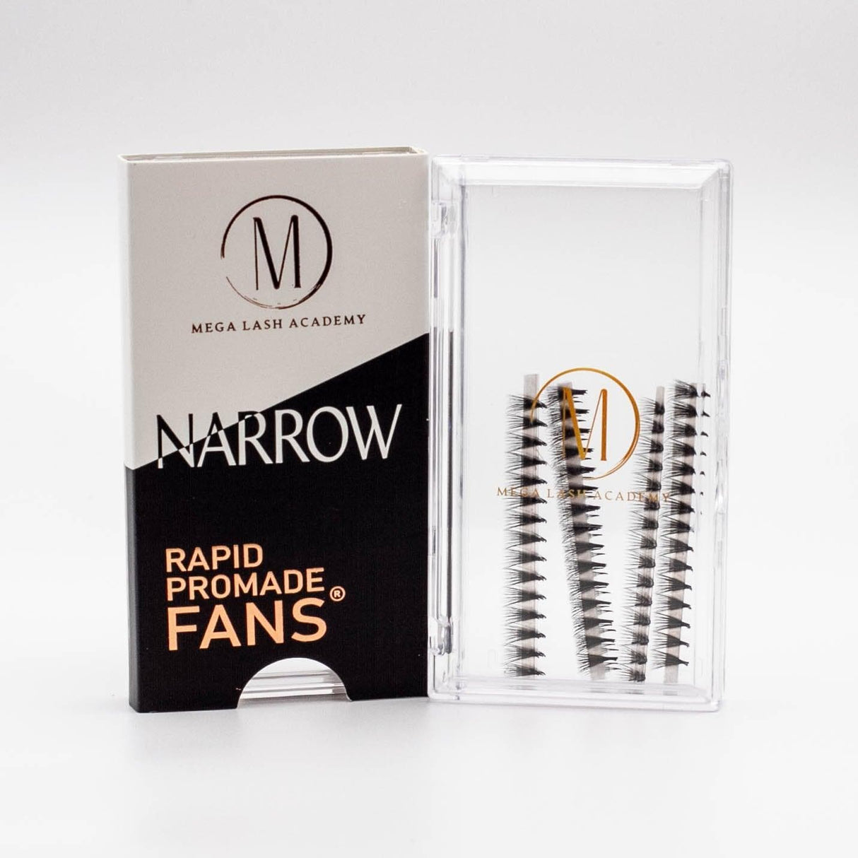 Narrow 5D Rapid Promade Fans® - Single - 500 Fans from Mega Lash Academy
