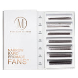 Narrow 6D Rapid Promade Fans® - 1050 Fans from Mega Lash Academy