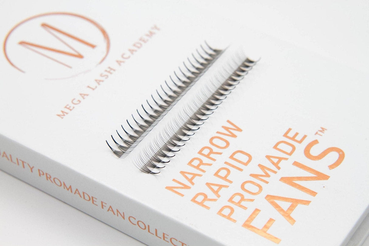 Narrow 6D Rapid Promade Fans® - 1050 Fans from Mega Lash Academy