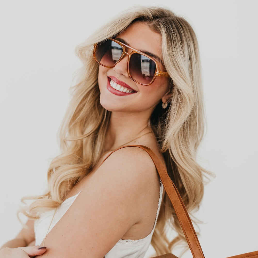 Natalie Oversized Aviator Sunglasses from Pretty Simple