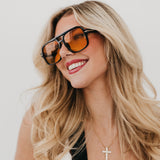 Natalie Oversized Aviator Sunglasses from Pretty Simple