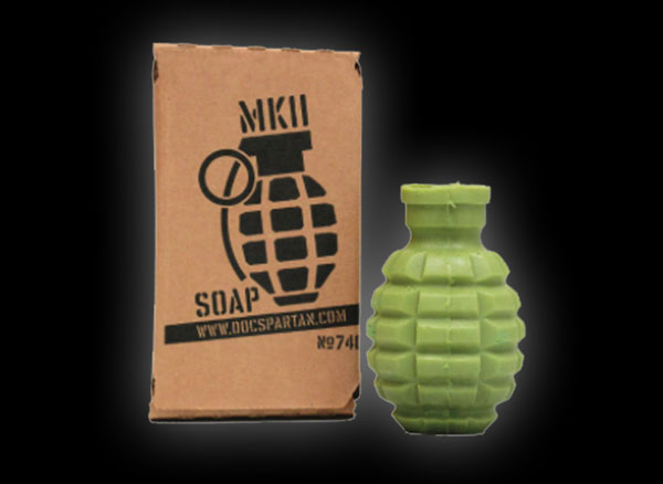 Grenade Soap From Doc Spartan