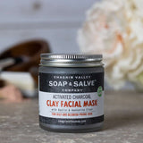 Clay Face Mask: Activated Charcoal from Chagrin Valley Soap & Salve