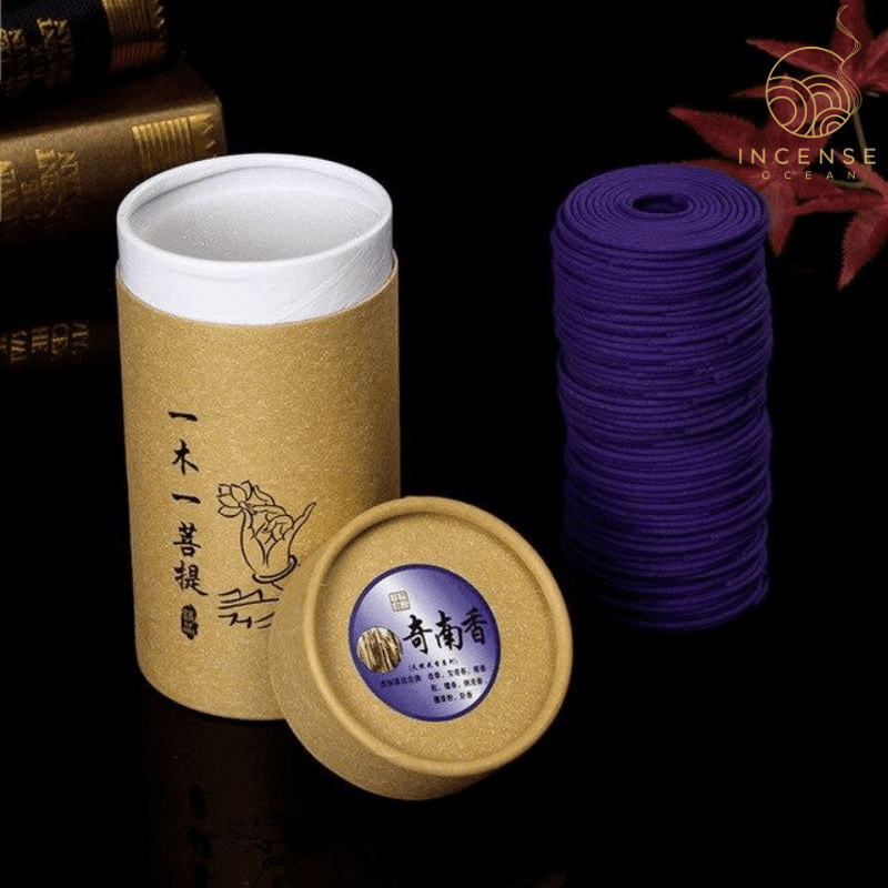 Natural Sandalwood Incense Coils (120 coils per package) from incenseocean