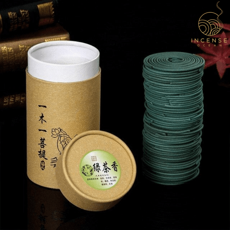 Natural Sandalwood Incense Coils (120 coils per package) from incenseocean