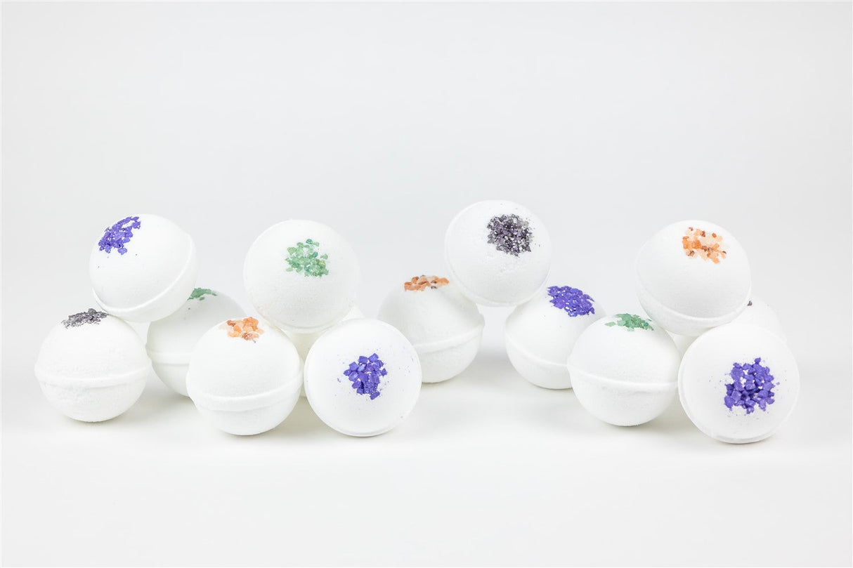 Bath Bombs Gift Box, Set of 14 Big 100% Natural Relaxing Bath Bombs from Lizush