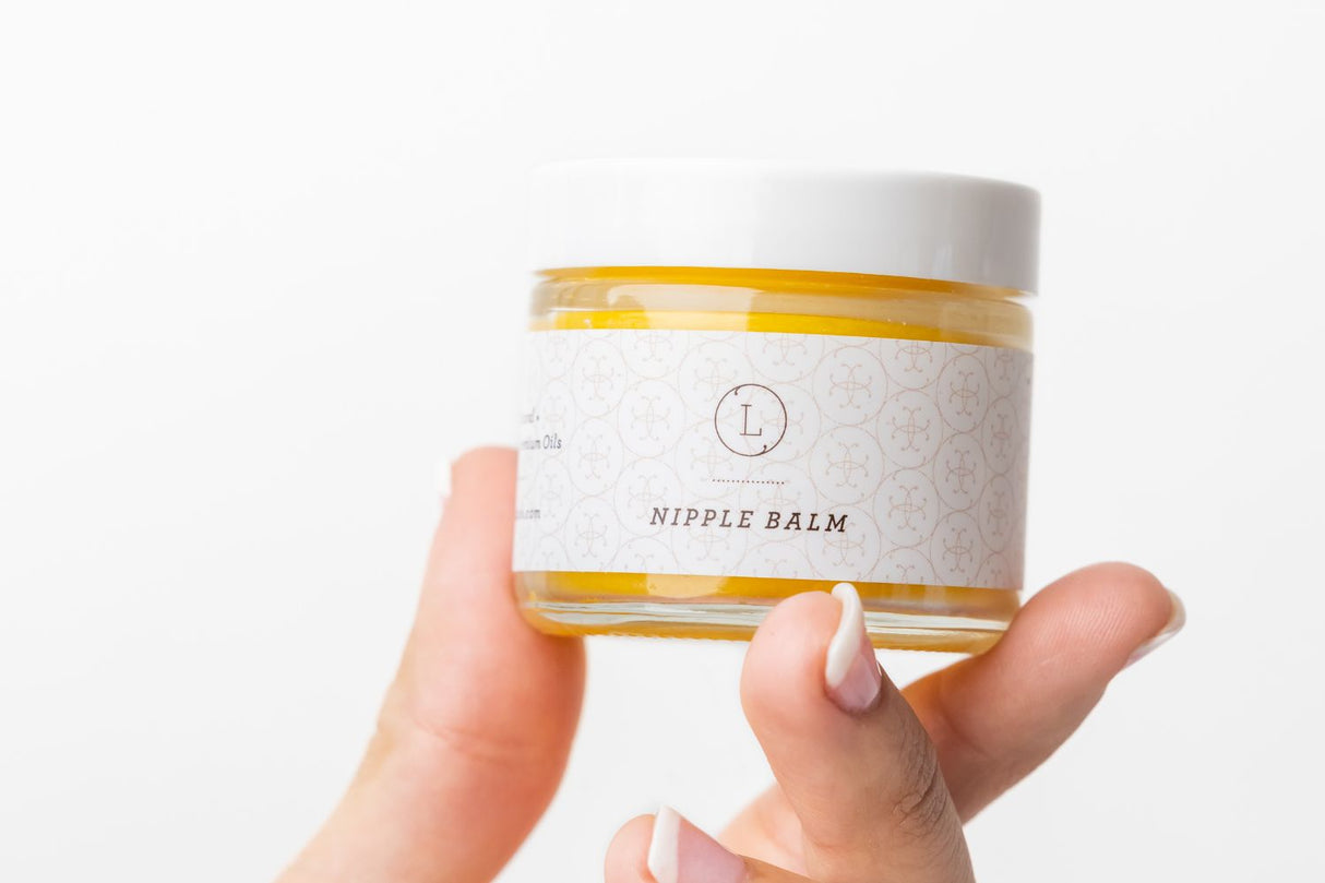 Natural Breastfeeding Nipple Balm, Vegan Nipple Salve from Lizush