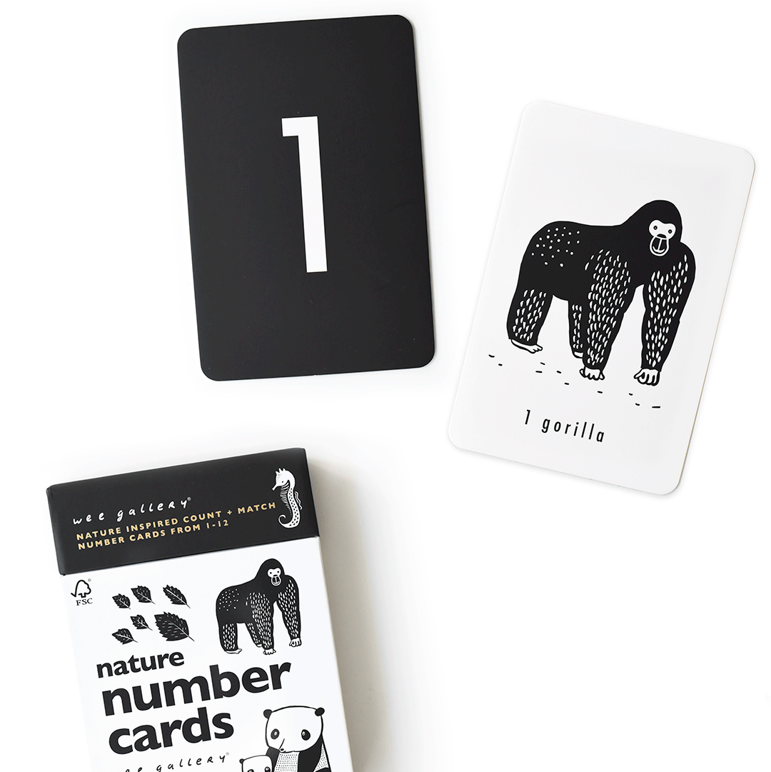 Nature Number Cards From Wee Gallery