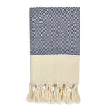 Herringbone Turkish Hand Towel from SLATE + SALT