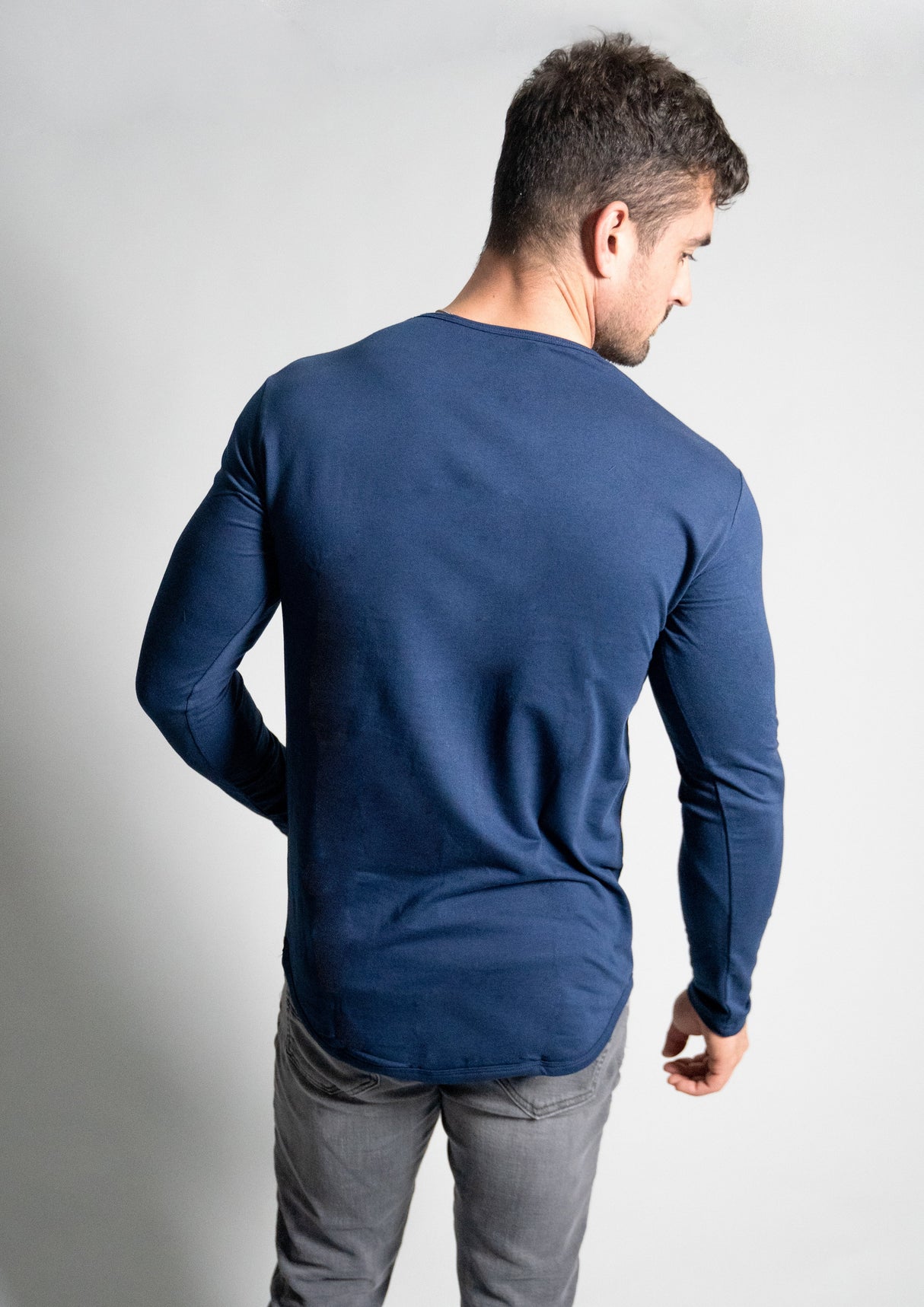 L/S Curved Hem from Ten/10 Apparel