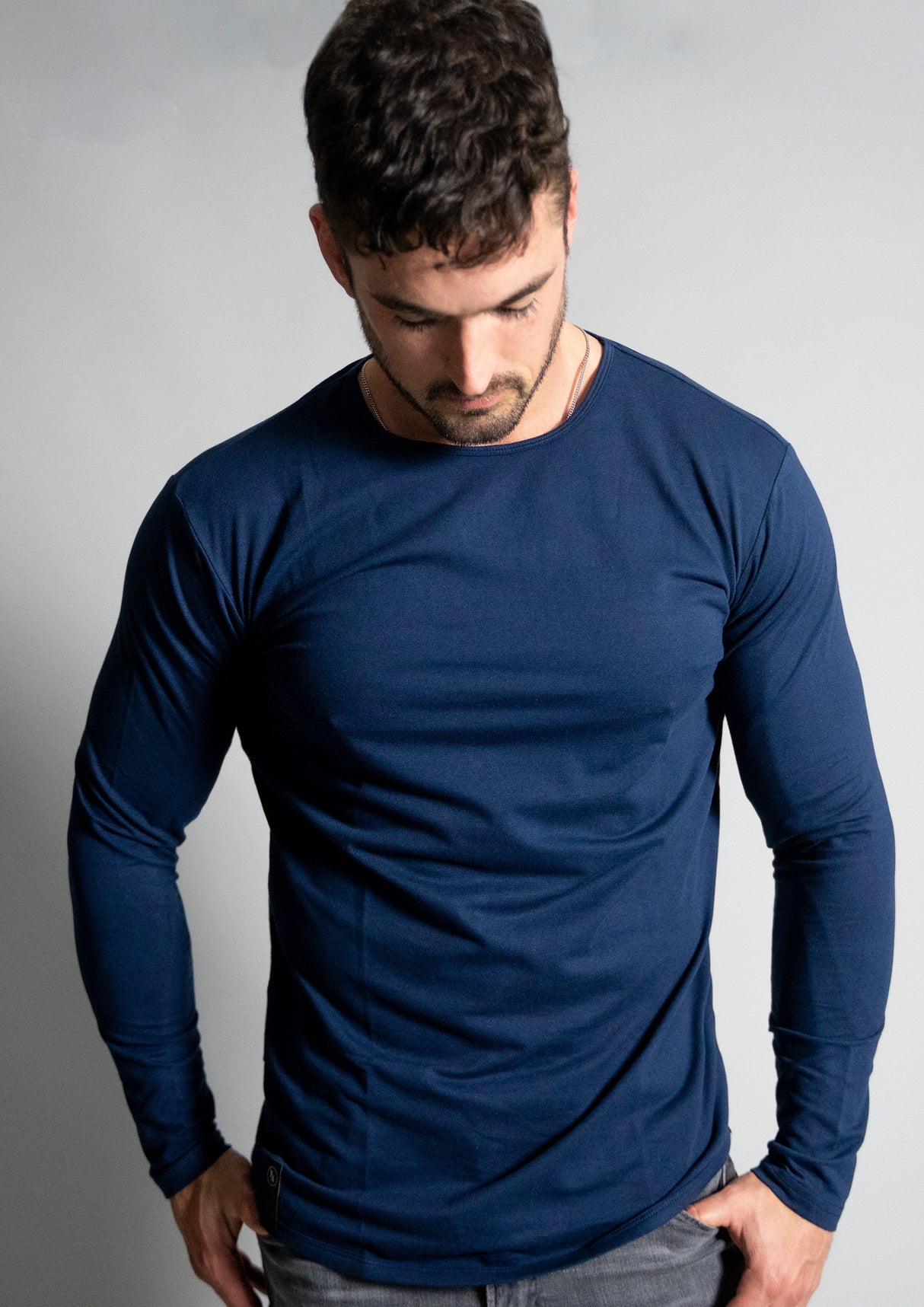 L/S Curved Hem from Ten/10 Apparel