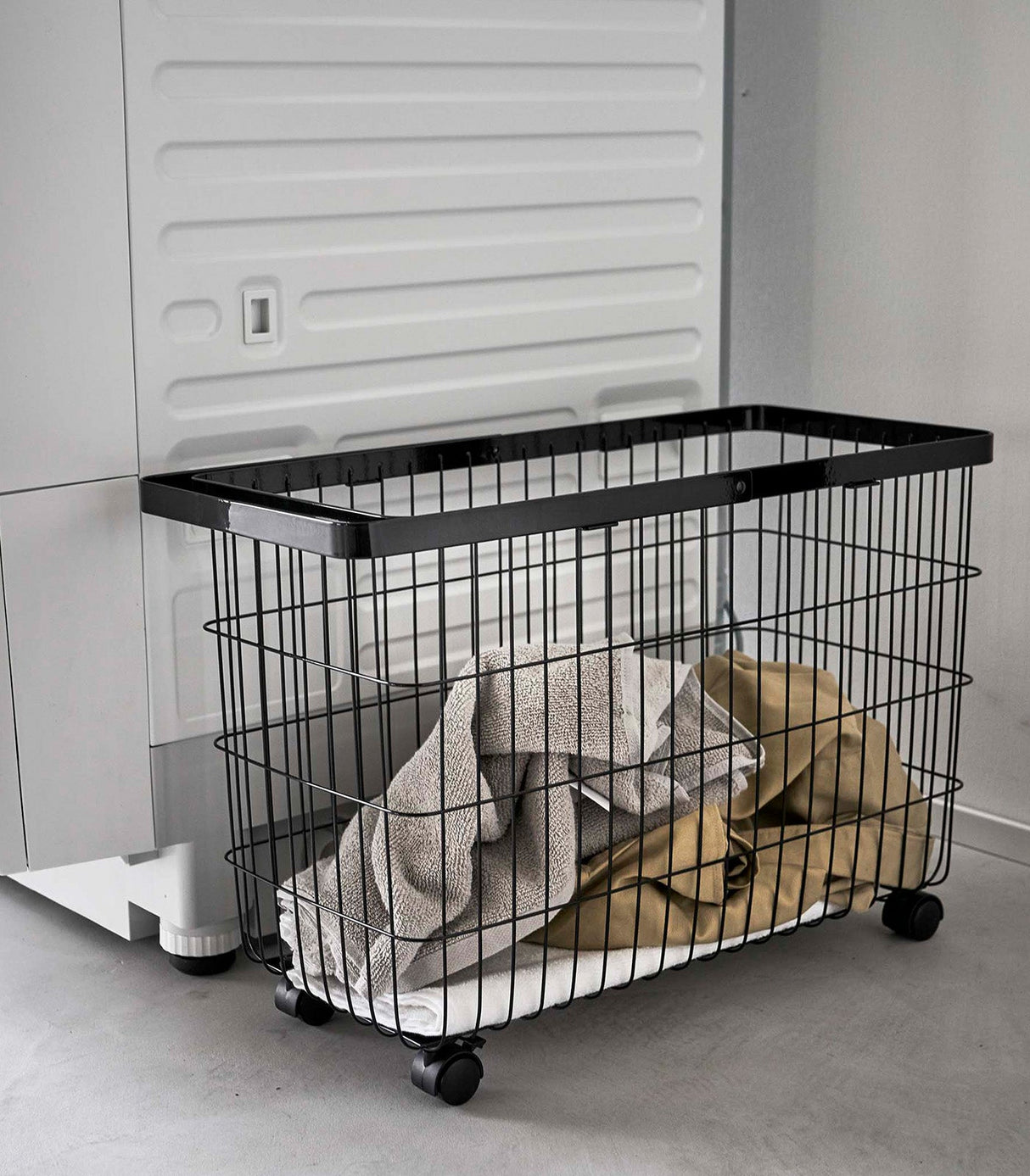 Rolling Wire Basket (14.8" H)  - Steel from Yamazaki Home
