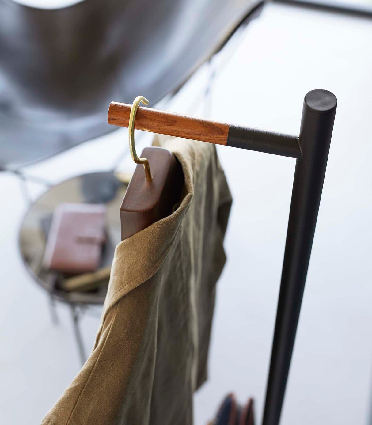 Coat Rack (63.98" H)  - Steel + Wood from Yamazaki Home