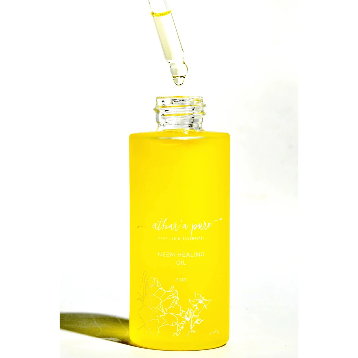 Neem Healing Oil for Skin, Hair and Nails (100% Natural, Vegan) From Athar'a Pure