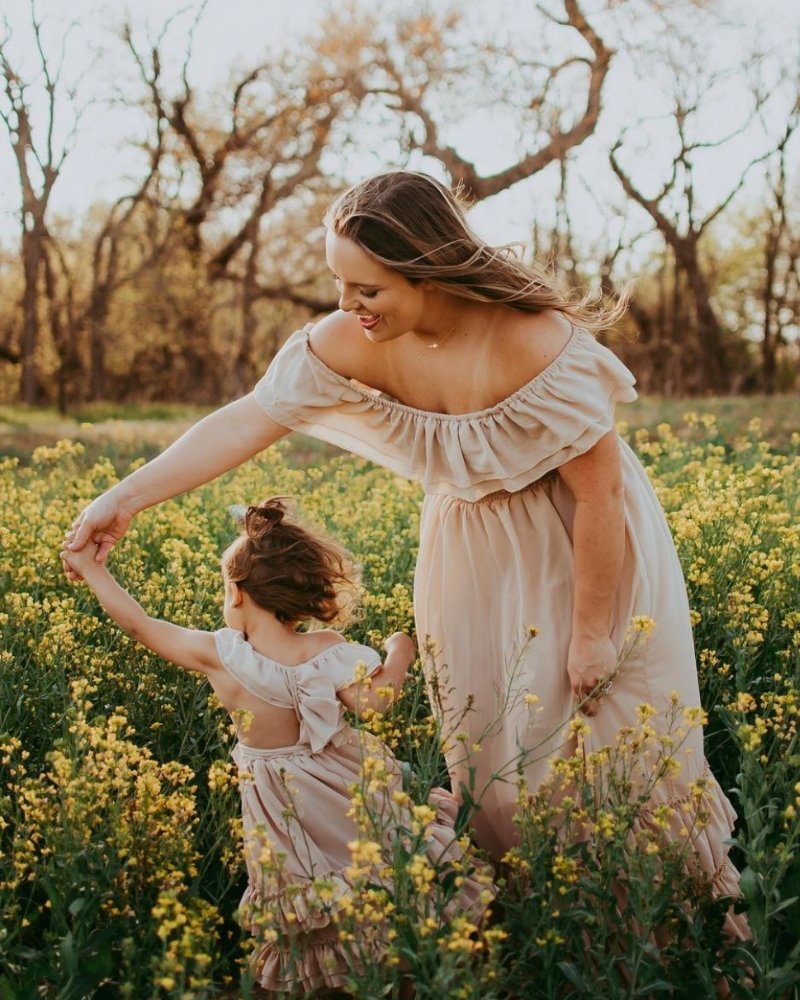 Nellie Ruffle Maxi Dress - Champagne from Bailey's Blossoms