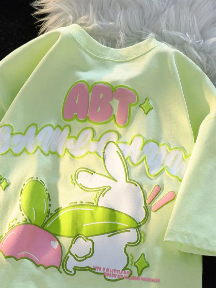 Neon Bounce Bunny Sweatshirt From Kawaii Stop