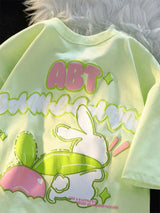 Neon Bounce Bunny Sweatshirt From Kawaii Stop
