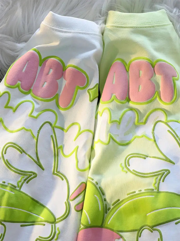 Neon Bounce Bunny Sweatshirt From Kawaii Stop