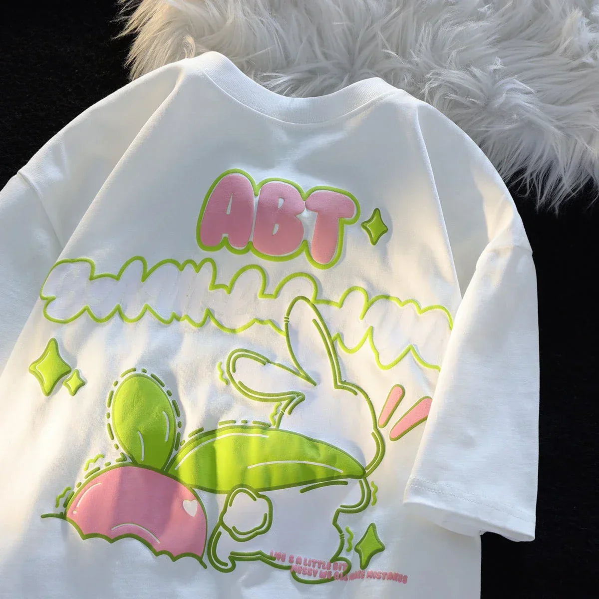 Neon Bounce Bunny Sweatshirt From Kawaii Stop