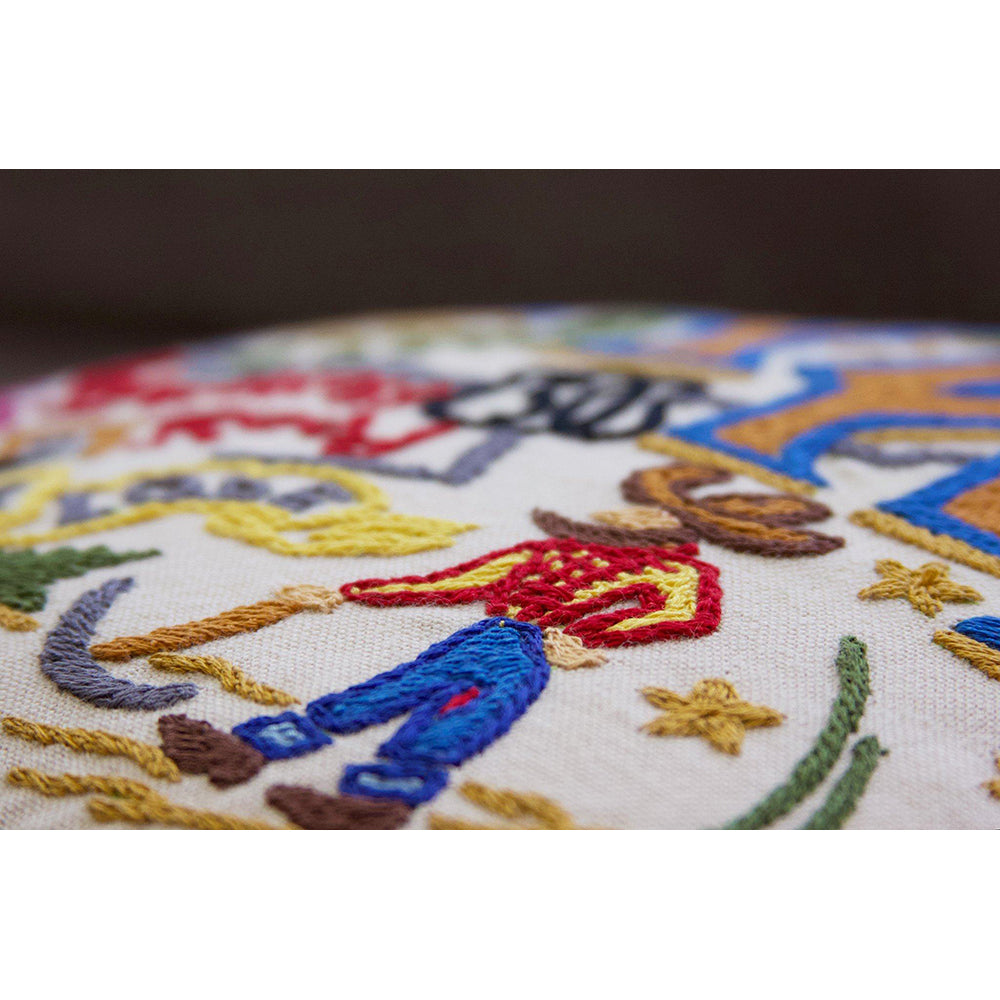 Nevada Hand-Embroidered Pillow from Quirks!