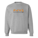 'Never Too Old For Dino Nuggets' Embroidered Crewneck Sweatshirt from United Monograms