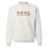 'Never Too Old For Dino Nuggets' Embroidered Crewneck Sweatshirt from United Monograms