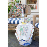 New Jersey Hand-Embroidered Pillow from Quirks!