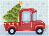 New Year Lorry CS2693 7.9 x 5.9 inches Crafting Spark Diamond Painting Kit from Wizardi