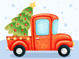 New Year Lorry CS2693 7.9 x 5.9 inches Crafting Spark Diamond Painting Kit from Wizardi