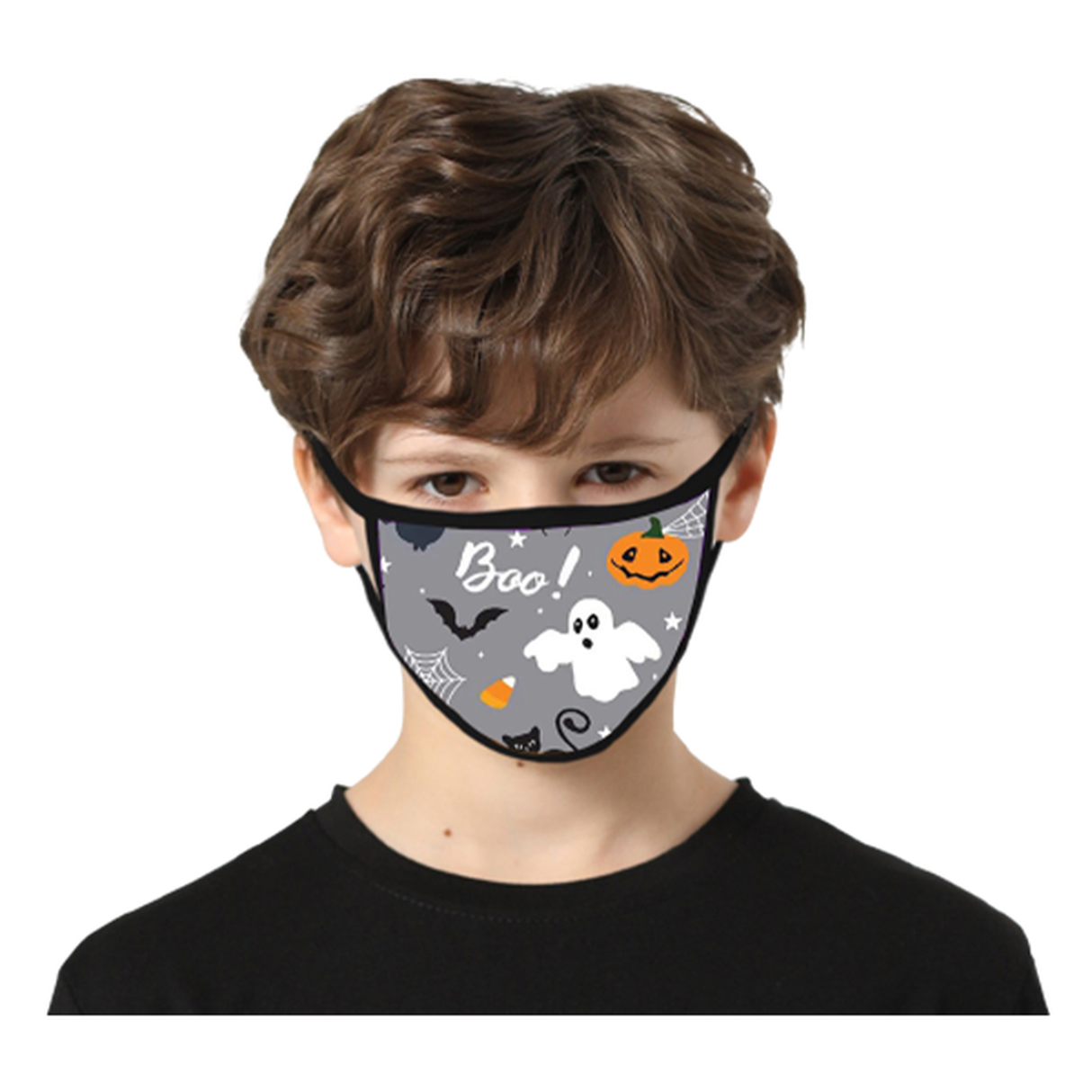 6-Pack Kids' Halloween-Themed Reusable Face Mask from Infinite Basics
