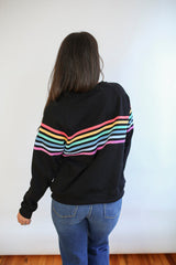 Six Stripe Invisible Zip Breastfeeding Sweatshirt From Movemama