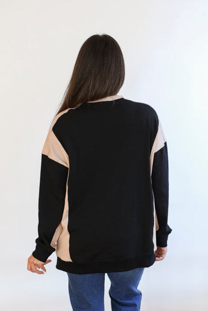 Colorblock Nursing Lightweight Sweatshirt From Movemama