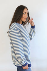 Relaxed Fit  Freestyle Stripe Breastfeeding Sweatshirt from Movemama