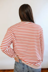 Relaxed Fit  Freestyle Stripe Breastfeeding Sweatshirt from Movemama