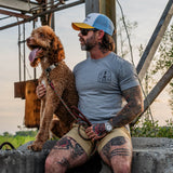 Hoist the Black Flag Skull & Bones Men's T-Shirt From Combat Iron Apparel