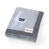 Luxury Knit Llama Swaddle Baby Blanket from Bleu La La