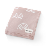 Rainbow Knit Swaddle Blankets from Bleu La La