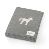 Knit Unicorn Blanket from Bleu La La