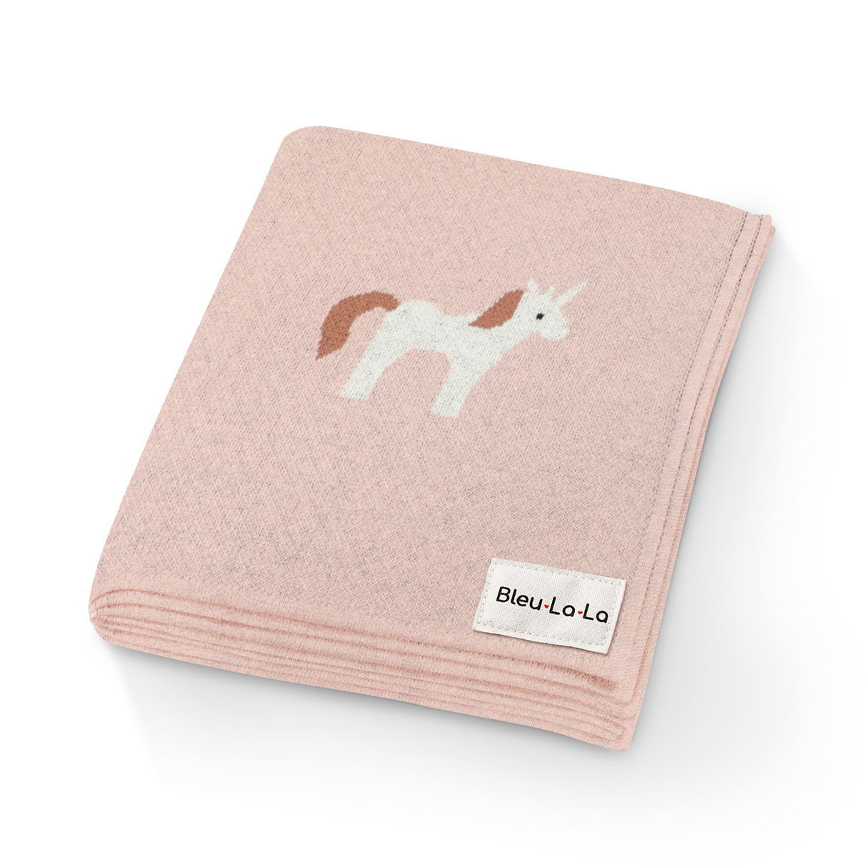 Knit Unicorn Blanket from Bleu La La
