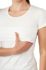 Nia Short Sleeves Round Neck Nursing Top from Moderneternity