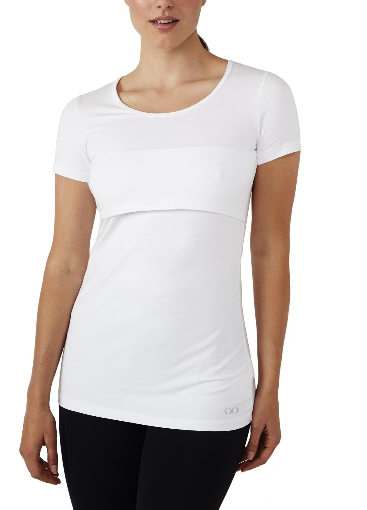 Nia Short Sleeves Round Neck Nursing Top from Moderneternity