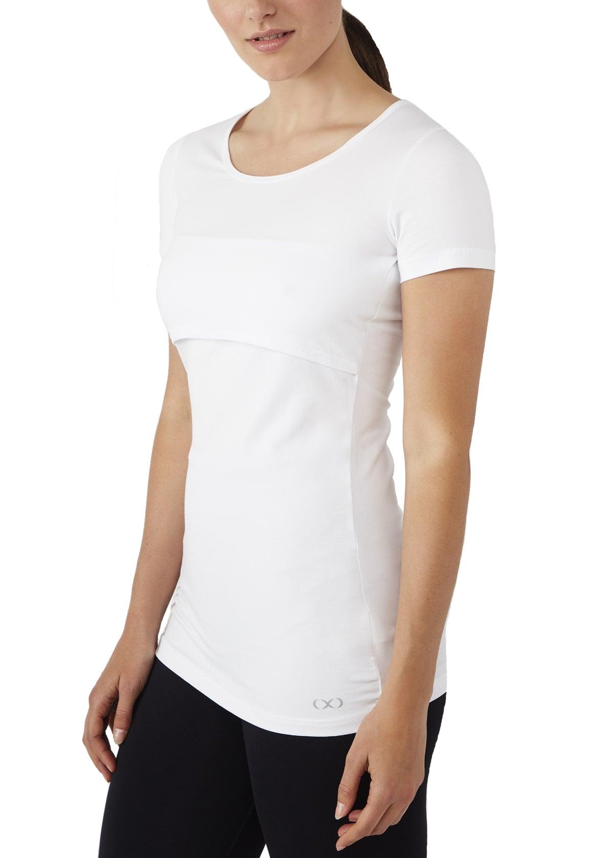 Nia Short Sleeves Round Neck Nursing Top from Moderneternity
